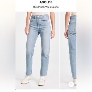 Agolde 90s Pinch Waist Jeans Ruminate 28